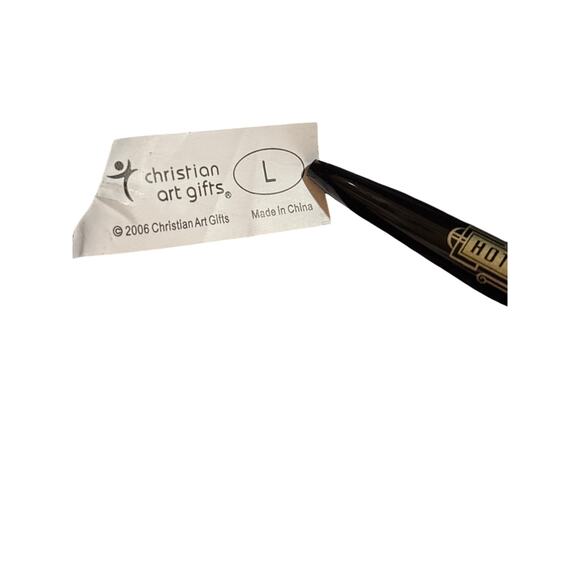 Christian Art Gifts Brown Faux Leather Bible Cover Case Double Zip 2006 Large - Picture 4 of 11